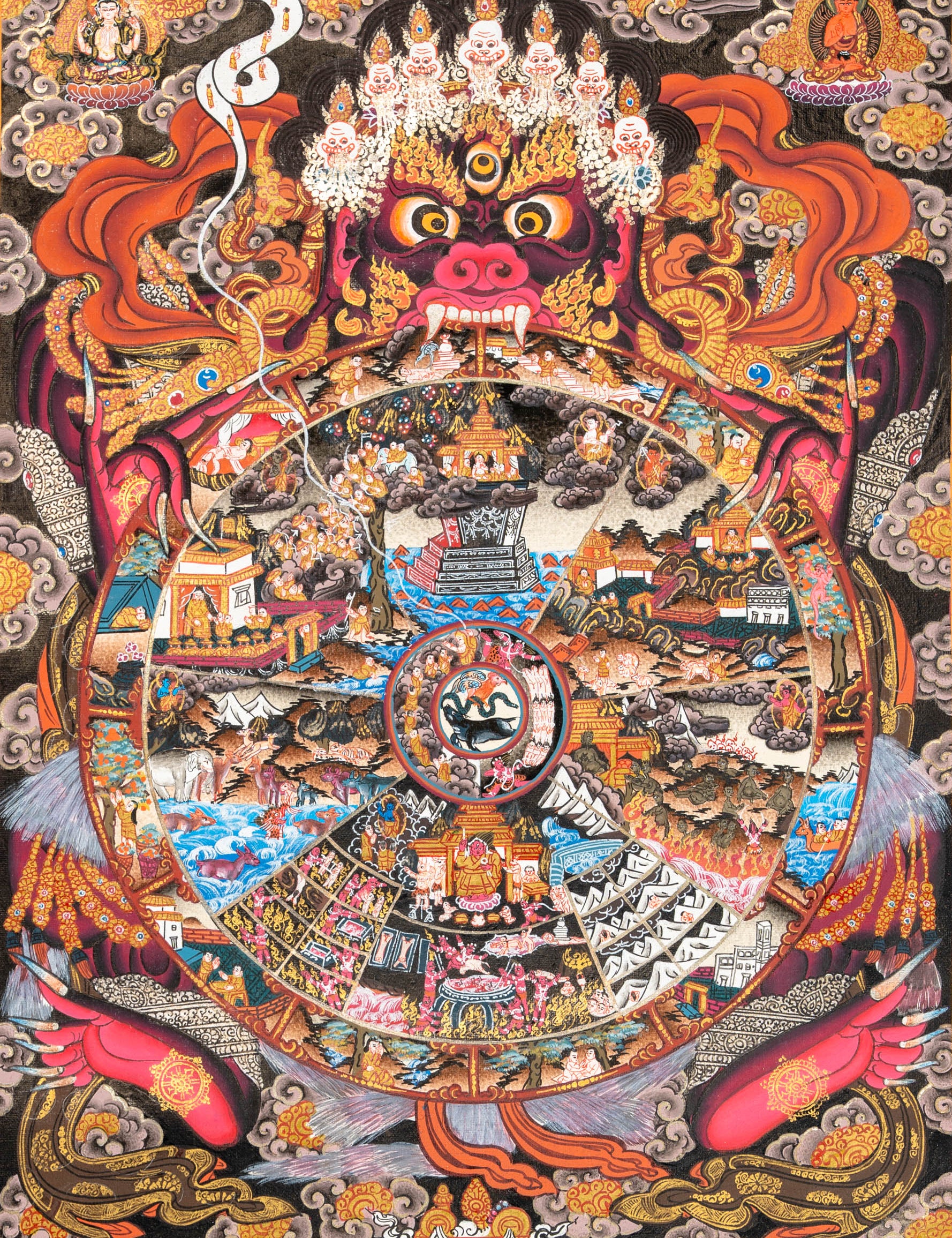 Wheel of Life – Sacred Wall Art