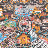 Wheel of Life (Bhavachakra) - Handpainted Thangka