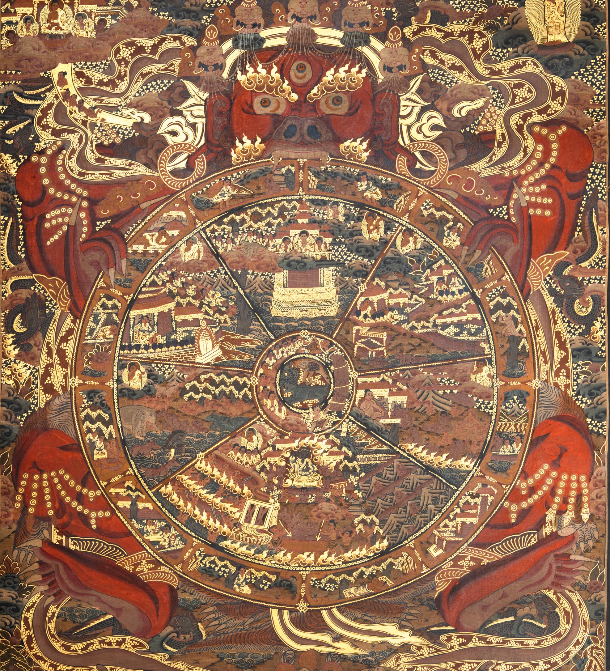 Samsara Thangka – Antique Tibetan Art