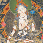  White Tara Thangka - Handpainted Art