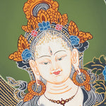  White Tara Thangka - Handpainted Art
