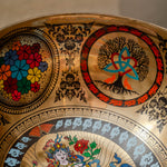 White Tara singing bowl, 8 inch handmade Himalayan meditation bowl for sound healing.