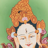 White Tara Thangka - Sacred Painting