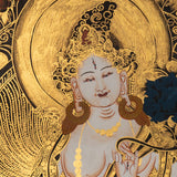White Tara Thangka - Handpainted Art