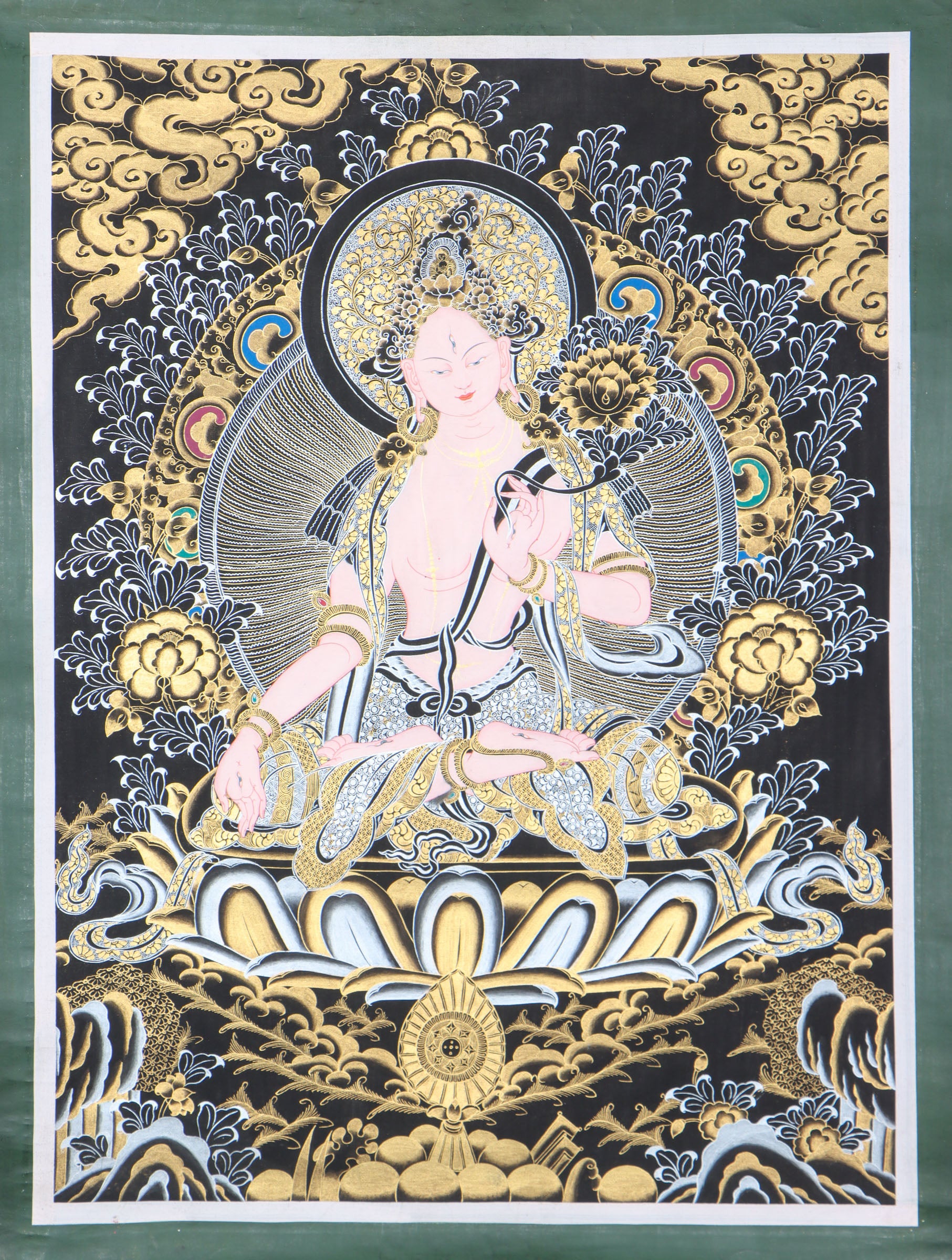 White Tara Thangka for guidance and blessings for long life.