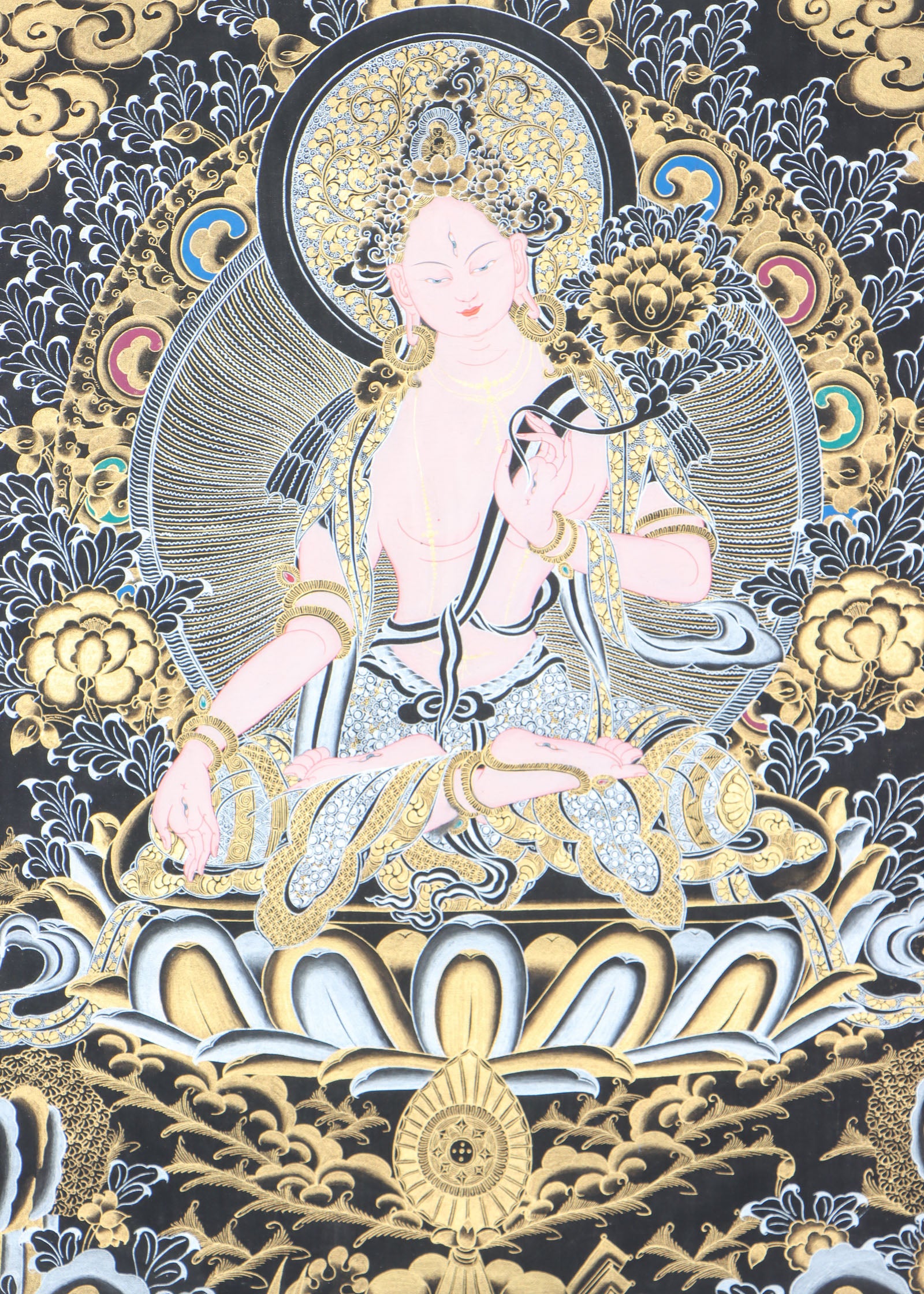 White Tara Thangka for guidance and blessings for long life.