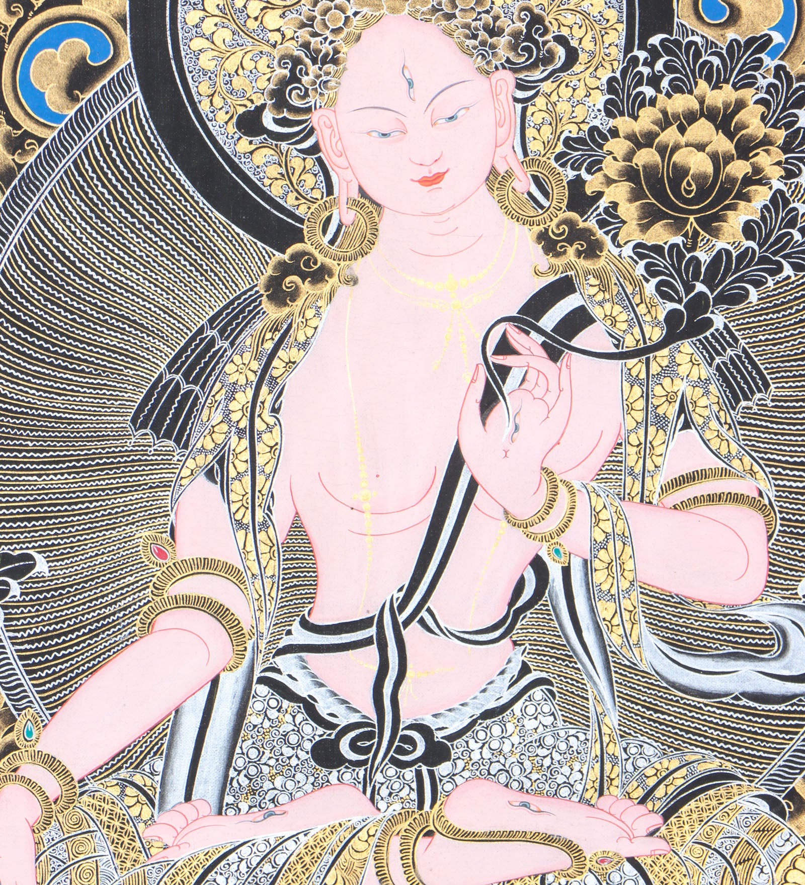 White Tara Thangka for guidance and blessings for long life.