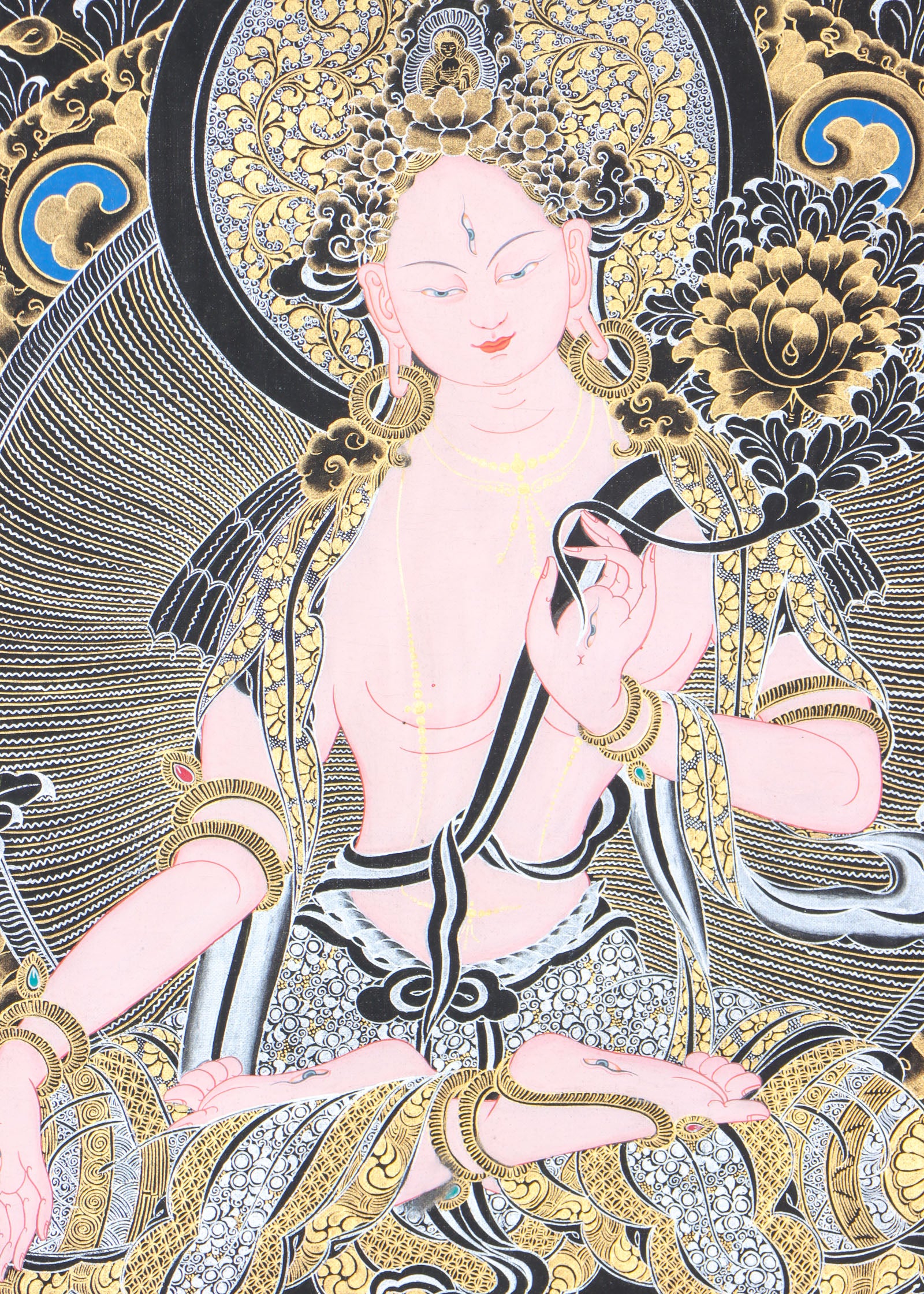White Tara Thangka for guidance and blessings for long life.