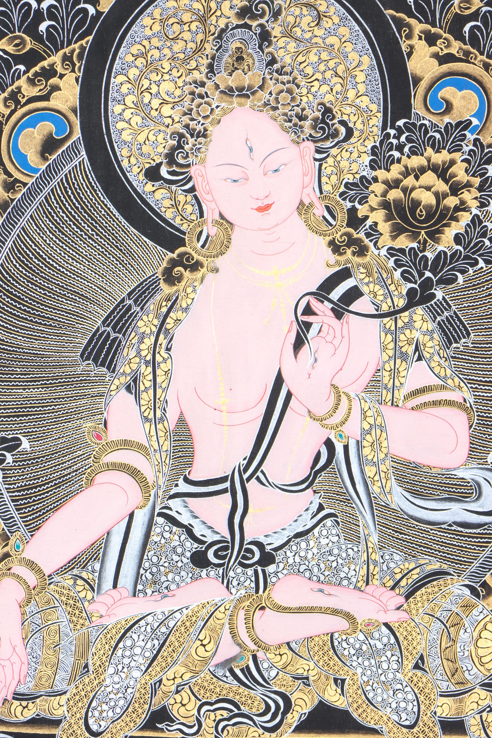 White Tara Thangka for guidance and blessings for long life.