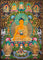 Shakyamuni Buddha Thangka - Sacred Tibetan Painting