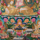 White Tara Thangka - Sacred Tibetan Painting