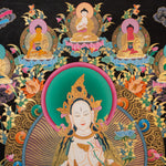White Tara Thangka - Sacred Tibetan Painting