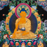 Shakyamuni Buddha Thangka - Sacred Painting 