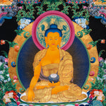 Shakyamuni Buddha Thangka - Sacred Painting 