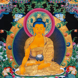 Shakyamuni Buddha Thangka - Sacred Painting 