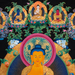 Shakyamuni Buddha Thangka - Sacred Painting 