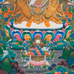 Dukkar (Sitatapatra) Thangka - Sacred Tibetan Painting