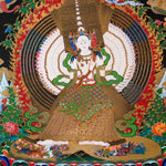 Dukkar (Sitatapatra) Thangka - Sacred Tibetan Painting