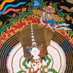Dukkar (Sitatapatra) Thangka - Sacred Tibetan Painting