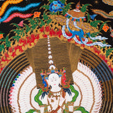 Dukkar (Sitatapatra) Thangka - Sacred Tibetan Painting
