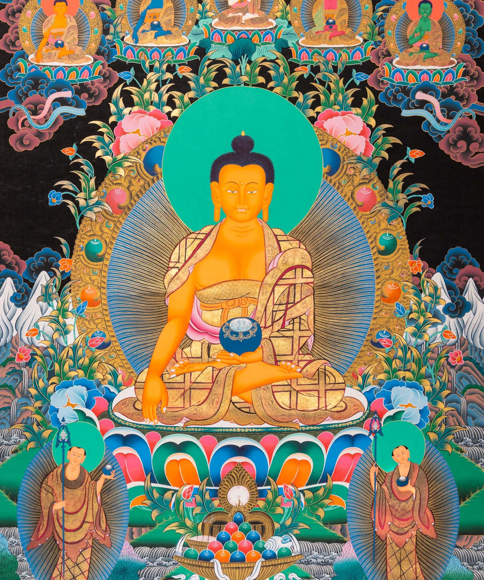 Shakyamuni Buddha - Sacred Wall Hanging Art