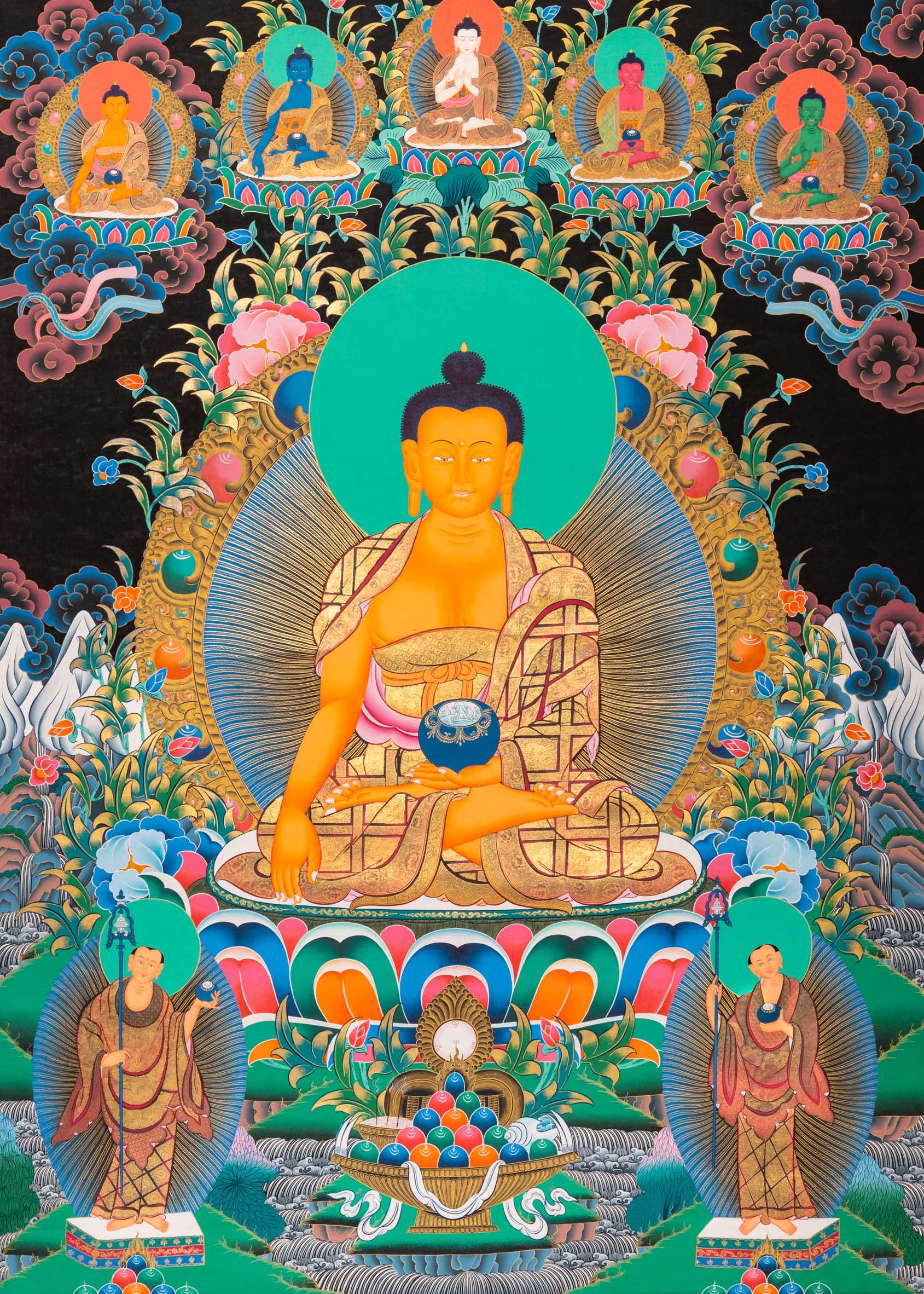 Shakyamuni Buddha - Sacred Wall Hanging Art