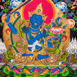 Five Manjushri Thangka Painting - Tibetan Sacred Art