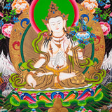 Five Manjushri Thangka Painting - Tibetan Sacred Art