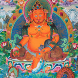 Pancha Jambhala Thangka - Handpainted Tibetan Art