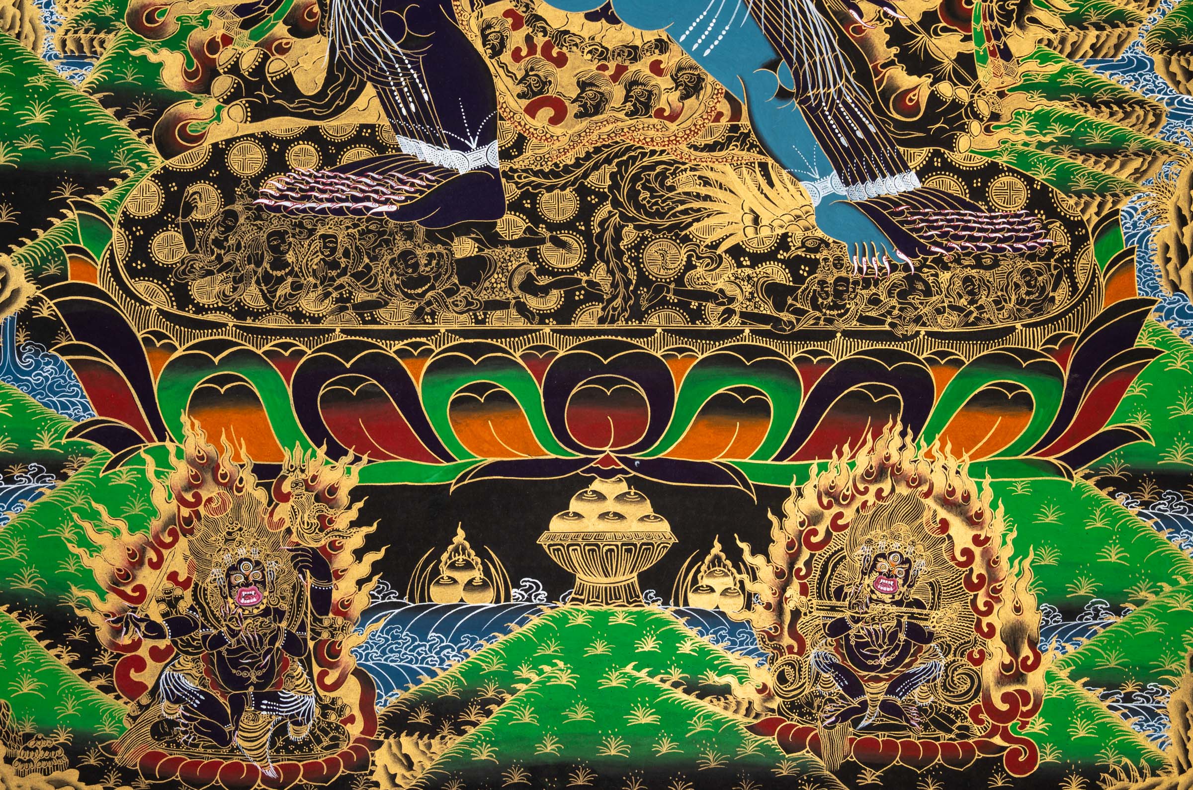 Yamantaka Shakti Thangka – Destroyer of Death