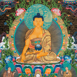Shakyamuni Buddha Thangka - Tibetan Painting 