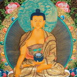Shakyamuni Buddha Thangka - Tibetan Painting 