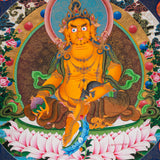 Zambala Thangka Painting - Handpainted Tibetan Art
