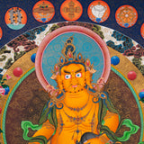 Zambala Thangka Painting - Handpainted Tibetan Art