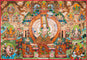 Ushnisha Sitatapatra (Dukkar) Thangka - Tibetan Painting