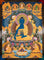 Medicine Buddha (Bhaisajyaguru) Thangka - Handpainted Art
