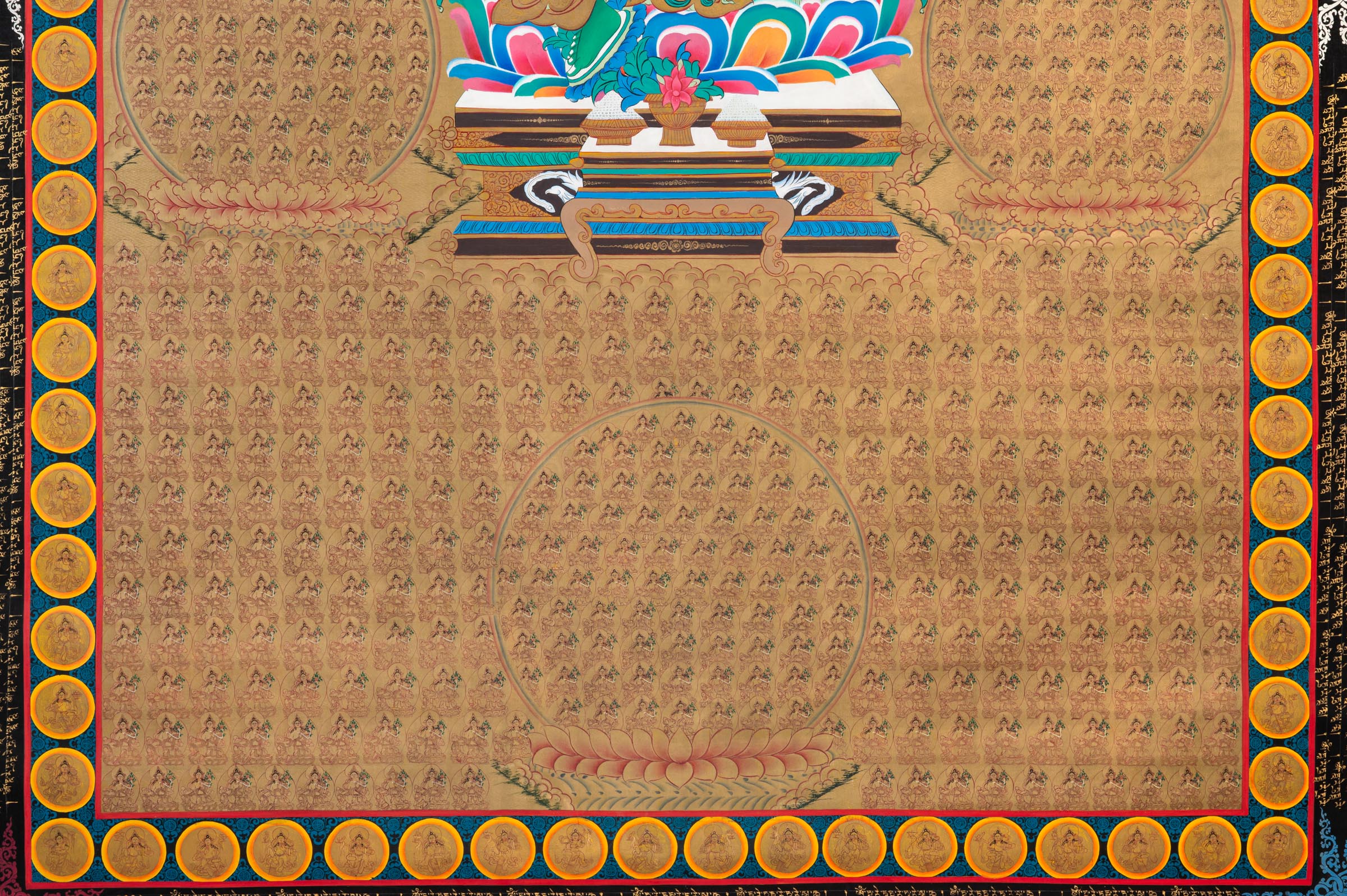 1000 Tara Thangka - Sacred Handpainted Art