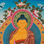 Shakyamuni Buddha Thangka - Sacred Tibetan Art
