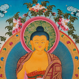 Shakyamuni Buddha Thangka - Sacred Tibetan Art