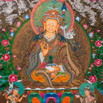 Guru Rinpoche Thangka Painting - Sacred Tibetan Art