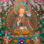 Guru Rinpoche Thangka Painting - Sacred Tibetan Art