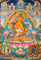 Hand-Painted Manjushri Thangka - Sacred Tibetan Art