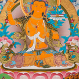 Hand-Painted Manjushri Thangka - Sacred Tibetan Art