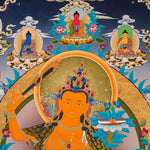 Hand-Painted Manjushri Thangka - Sacred Tibetan Art