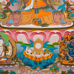 Hand-Painted Manjushri Thangka - Sacred Tibetan Art