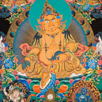 Five Jambhala Thangka - Tibetan Painting 