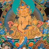 Five Jambhala Thangka - Tibetan Painting 