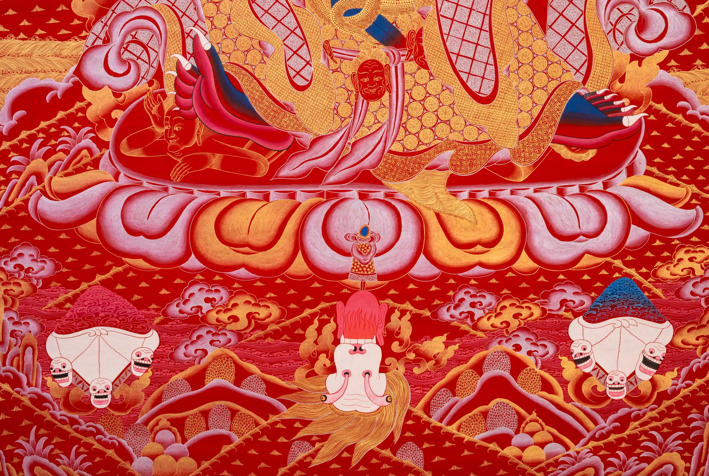 Mahakala Thangka - Handpainted Buddhist Art