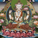 Chengrezi Thangka  – Handpainted Tibetan Art 