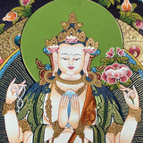 Chengrezi Thangka  – Handpainted Tibetan Art 